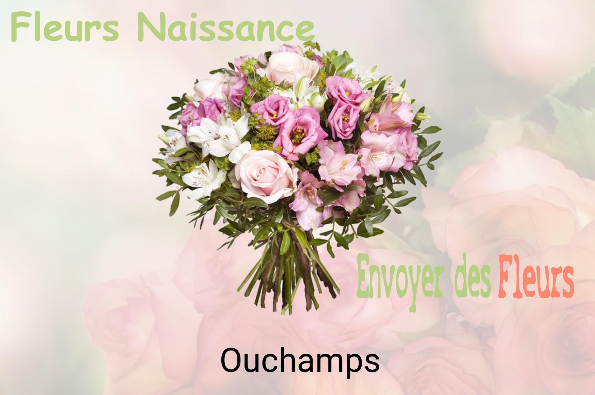 Bouquet de fleurs de naissance livré à Ouchamps
